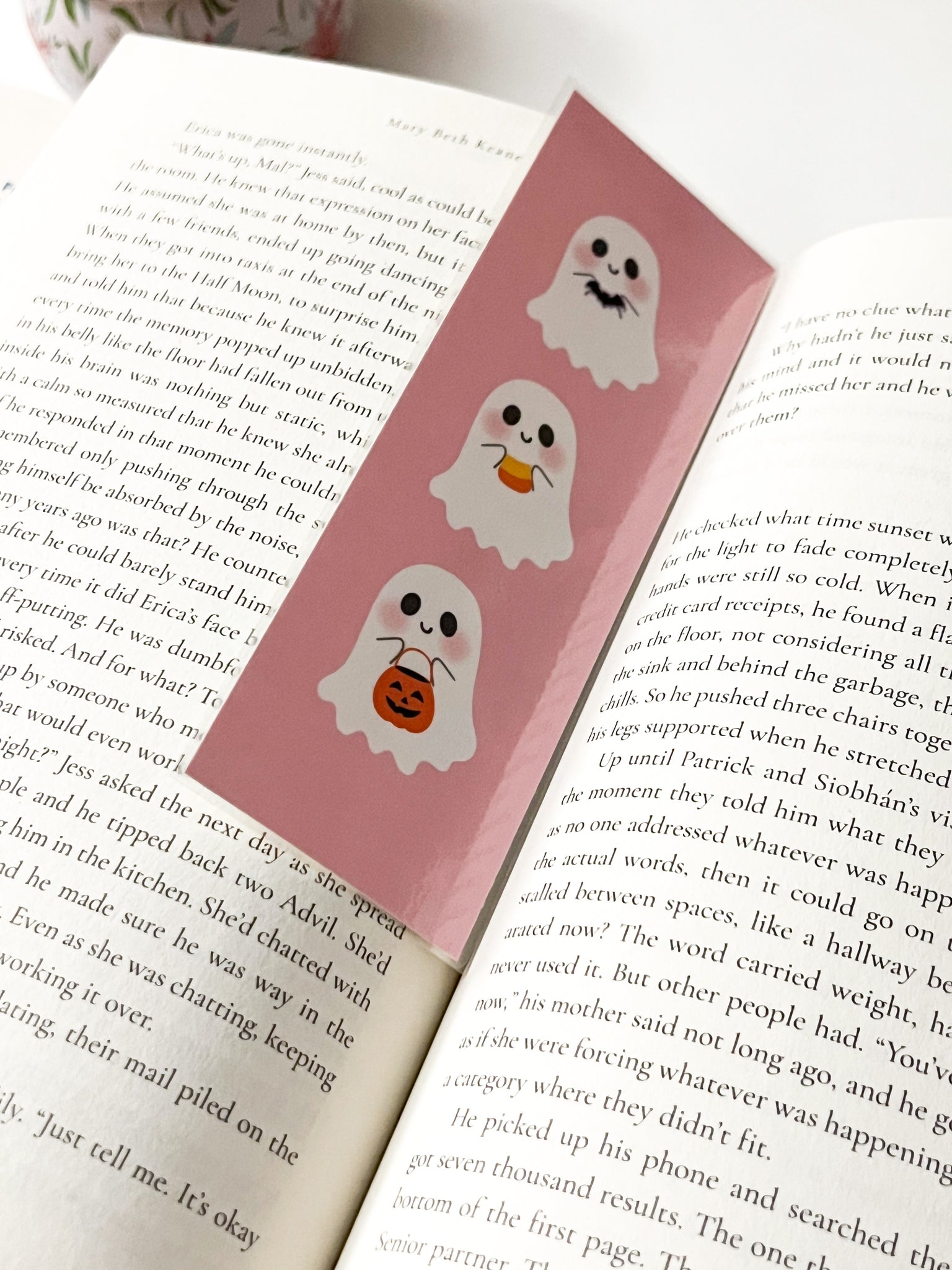 Autumn ghost bookmark