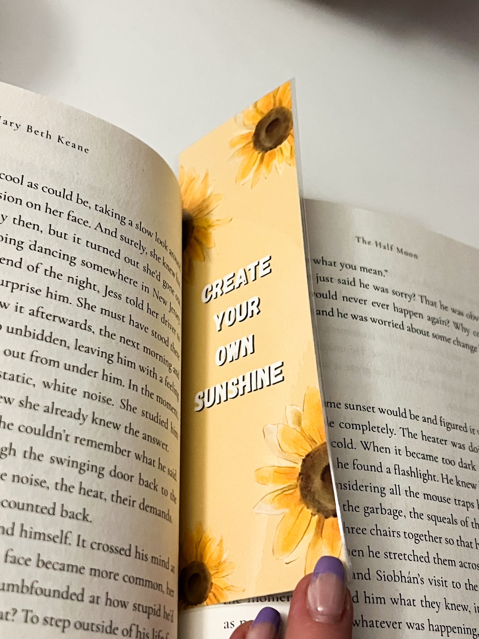 Create your own sunshine bookmark