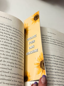 Create your own sunshine bookmark