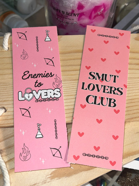 Enemies to lovers bookmark