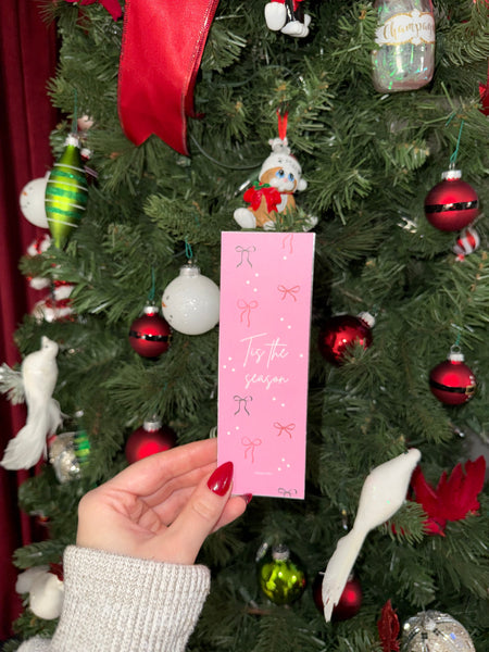 Tis the season bow bookmark 🎀