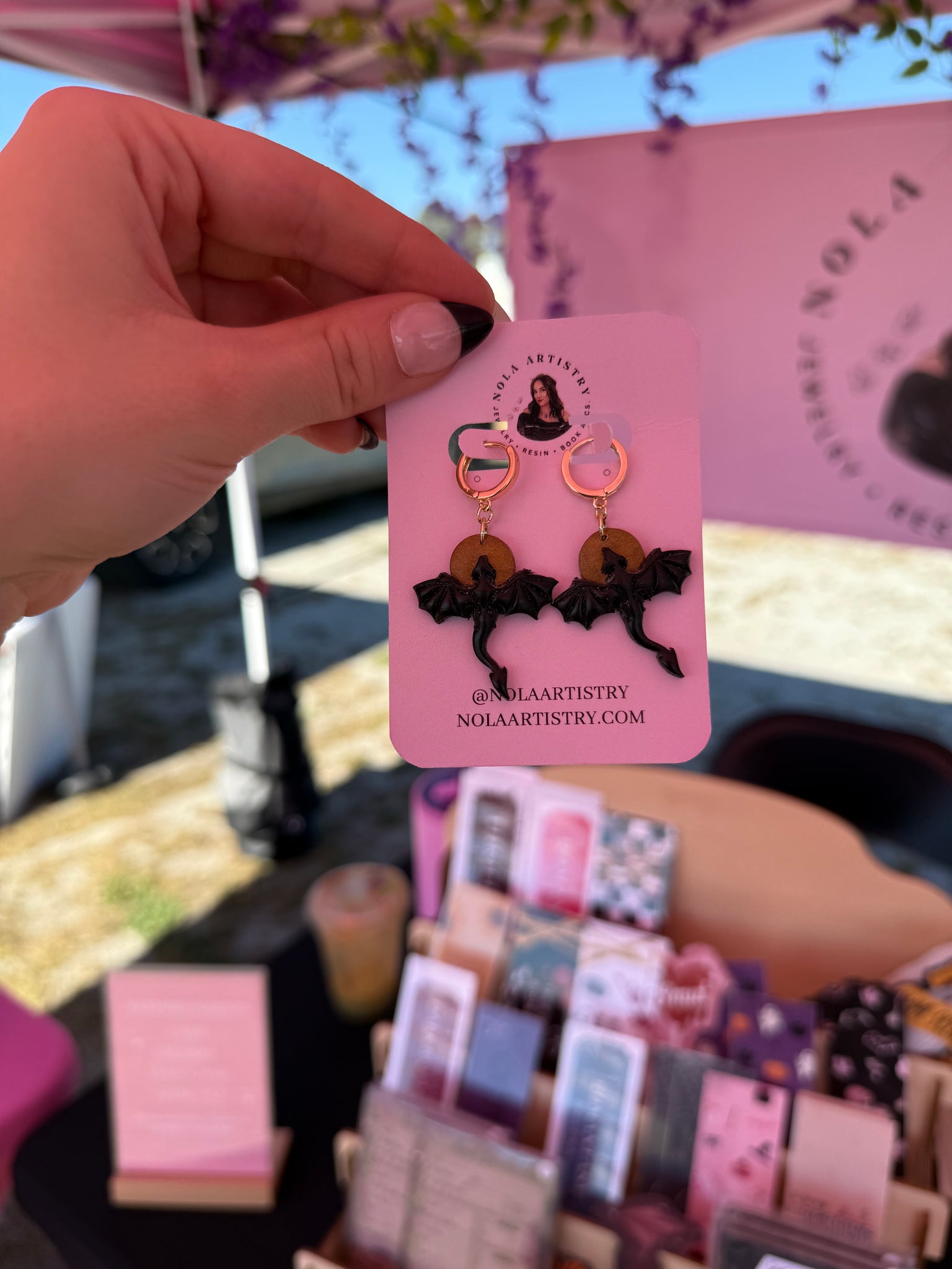 Dragon earrings