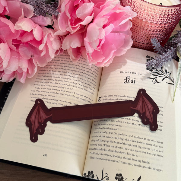 3D Dragon Wings Bookmark