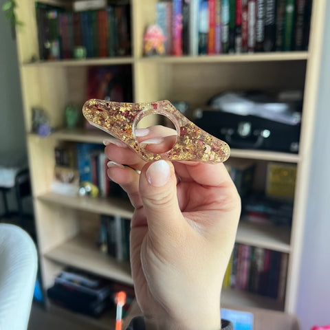 Resin page holder