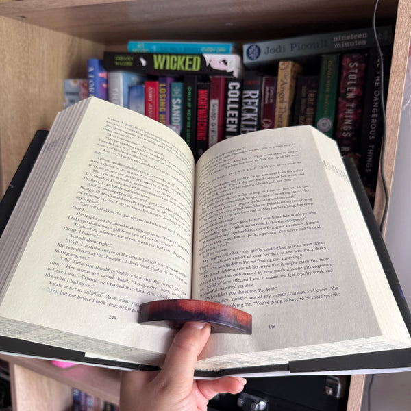 Red & black page holder