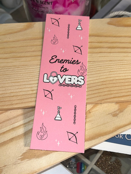 Enemies to lovers bookmark