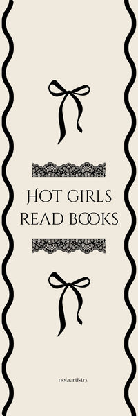 Hot girls read bookmarks