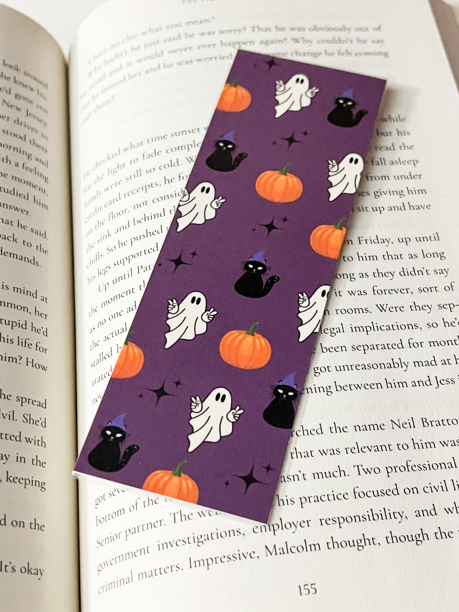 Halloween bookmark