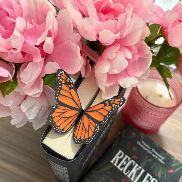 3D Monarch butterfly wings bookmark