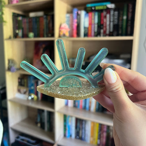 Beach theme resin ring holder