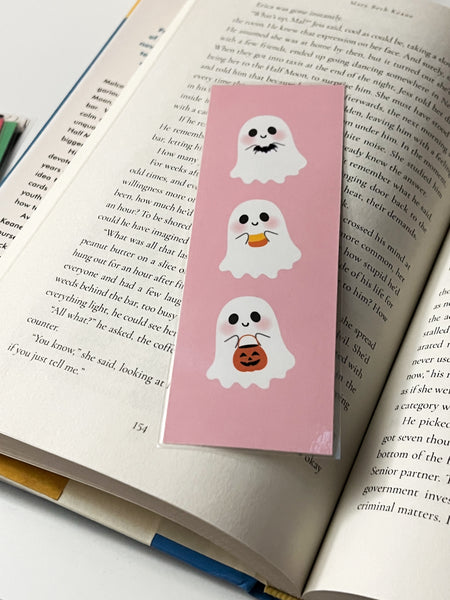 Autumn ghost bookmark