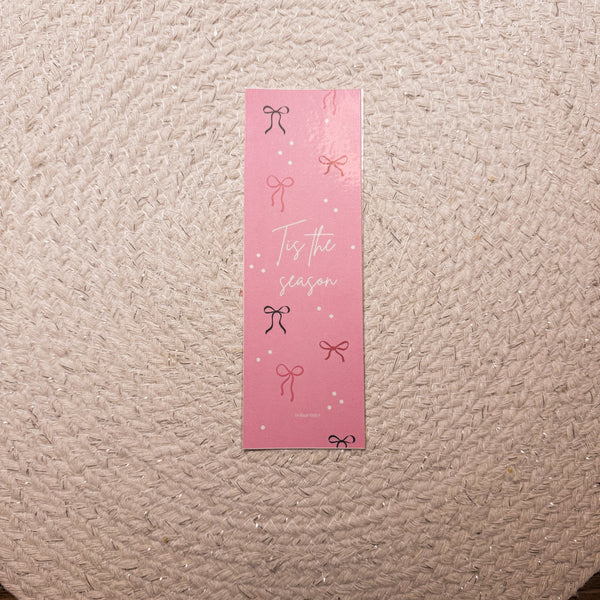 Tis the season bow bookmark 🎀