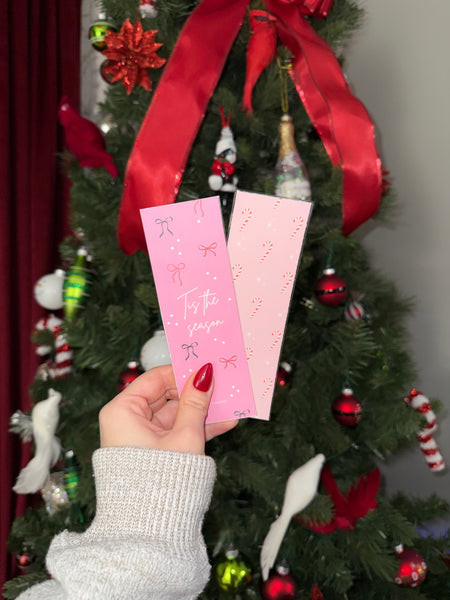 Tis the season bow bookmark 🎀