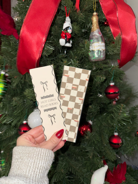 Hot girls read bookmarks