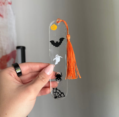 Halloween resin bookmark