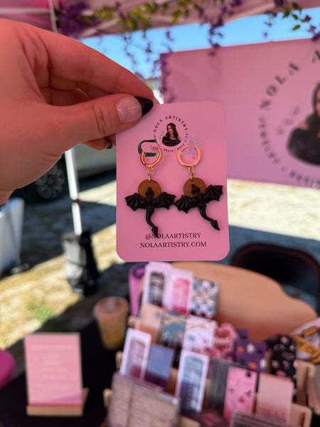 Dragon earrings