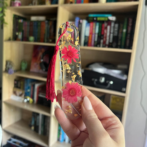 Resin bookmark