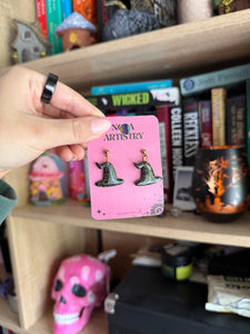 Black glittery witch hat