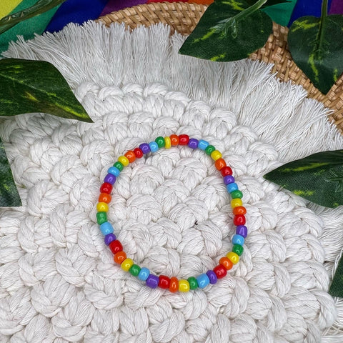 Rainbow pride bracelet